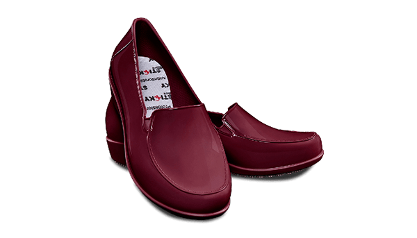 Sapato Antimicrobiano Social Feminino Cereja Sticky Shoes