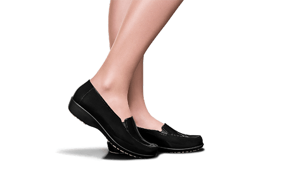 Sapato Ocupacional Social Feminino Preto Sticky Shoes