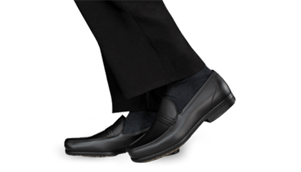 Sapato Profissional Social Masculino Preto Sticky Shoes - Main Image